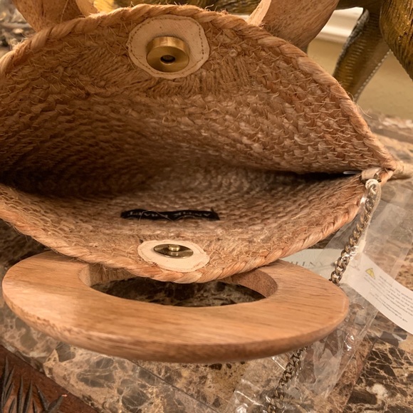 Geometric Handmade clutch. - Picture 6 of 9